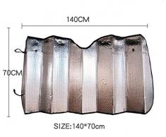 Monbedos Parasol de Aluminio de Doble Cara para Coche con Bloqueo de Parasol para la Parte Delantera del Coche con Protección UV Ray para Mantener tu vehículo Fresco y Flexible