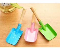 Leisial Mini Pala de Jardinería Rastrillo de Jardin Pala Azada Herramientas de Jardinería para Jardín Plantas Paleta Multifuncional 20*8.5*6.5cm
