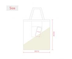 DIYthinker Templado Fresca del árbol frutal de Imagen de Mano Bolsa de Mano Bolso de Las Compras Craft Lavable