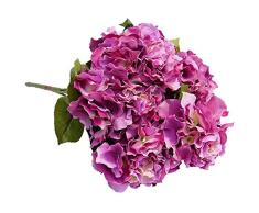 Celine Lin 5 grandes cabezas de seda Artificial ramo de Hortensia Artificial flores ramo hogar Hotel boda fiesta jardín Floral D ¨ ¦ cor