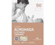 CÃ¡ndido Penalba Funda Almohada Mallorca, AlgodÃ³n, Blanco, 90 cm