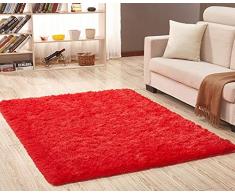 LaoZanA Alfombra Suave Shaggy Antideslizante Sala de Estar Alfombras Deco Comedor Dormitorio 80 * 120