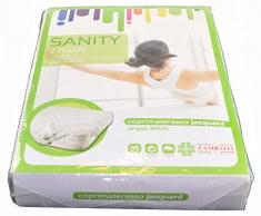 Casatessile Cubrecolchón Sanity de Esponja con Esquinas 90x200+25 cm Individual