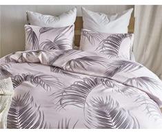 Wondder 2PCS Rosa Funda De Edredón Juego de edredones nórdicos Sofá de Microfibra de poliéster Lujo Juego de sábanas de Calidad egipcia 135 * 200 cm