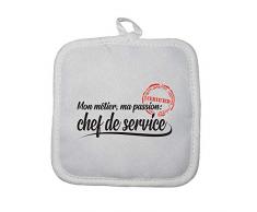 Mygoodprice manopla Guante de Cocina métier Passion Chef de Servicio