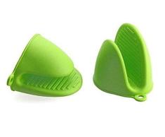 GawinAnser 1 par (2 piezas) Mini guantes de silicona para horno, guantes de microondas resistentes al calor, guantes de cocina