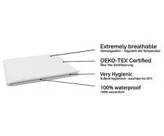 ZOLLNER Empapador Reutilizable, Protector de colchón, 150x90 cm, Otras Medidas