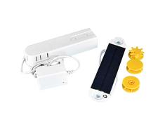 TXYFYP Persianas Enrollables Motorizadas De Bricolaje Inteligentes,Alimentado por El Panel Solar Y El Cargador, Bluetooth Incorporado Y Control Remoto del Temporizador De Aplicaciones