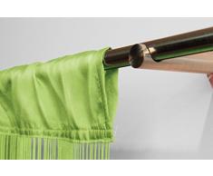 VICTORIA M Leonora Cortina de hilos 100 x 245cm, verde claro