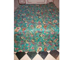 Tribal Asian Textiles bordado floral Cubierta de cama Suzani uzbekas colcha Vintage doble tela cama étnico Turquía Oriente Medio decorativo pared manta Boho interior bordado colgar en la pared