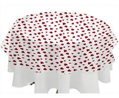 Mantel cristal estampado redondo 160 cm