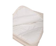 Manta/Sábana de Lana Merina Básica Protector de colchón 140 x 200 cm Certificada por Woolmark. Muy suave y confortable. DOUBLE Sábana 140 x 200 cm