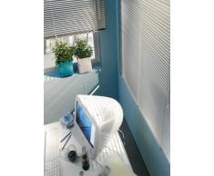 Gardinia 6862 - Persiana (aluminio, 25 mm, 110 x 175 cm), color blanco