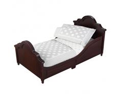 KidKraft 77009 Ropa de cama infantil de estrellas y lunares, color gris