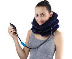Aparato de tracción cervical, de Amazing Mall, producto registrado en la FDA, almohada de cuello hinchable y ajustable para el hogar, para alinear la columna vertebral