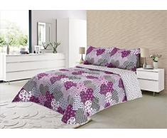 ForenTex - Colcha Boutí, (S-2678), Reversible, Cama 90 cm, 180 x 260 cm, 1 Funda cojín 50 x 70 cm, Termo Estampada, 220 gr/m2 (Relleno Ligero 80gr/m2)