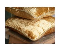 Oro Cubierta De Cojines Decorativos, Contemporáneo Sólido Fundas De Cojines, 30x30 cm Lanzar Fundas De Almohada, Terciopelo Cuadrado Fundas De Cojines, Color Sólido Funda De Almohada - Gold Shimmer