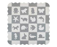 VeloVendo® Alfombra Puzzle Infantiles 40% más Gruesa Que la Alfombra de Rompecabezas Normal con Certificado CE | Suelo de Espuma EVA | Tapete de Juego | Alfombra Suave para Bebé (Animales)
