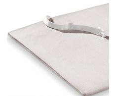 Beurer HKM 500 - Almohadilla electrónica LED cervical/dorsal, 62 x 42 cm, lavable, color blanco