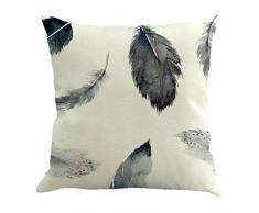 Fundas De Cojines, Xinan Pluma Sofá Cama Decoración Del Hogar Almohada Caso Cubierta Del Cojín (Multicolor B)