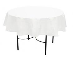 NC Mantel Antimanchas Redondo 180 cm Alix Blanco