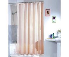 MSV Cortina DE BAÑO DE Polyester 180 X 200 CM, Poliéster, Salmón, 180x200x1 cm