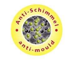 Wenko Garden Terra Cortina Baño, Poliéster, Marrón, 25x3.5x38 cm