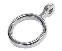 Oryx 5310037 Anillas Dobles Cortina Plata Ø Interior 20 mm