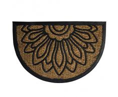 Oryx 5291050 - Felpudo fibra coco y goma 1/2 luna 40x60 cm