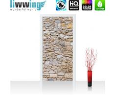 Liwwing - Tapete fotográfico autoadhesivo 100 x 211 cm - cima! prima mural plus puerta! panel de la puerta de