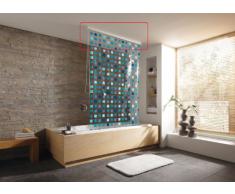 Kleine Wolke 3320100746 - Cassette para Cortina de Ducha Enrollable (combinable de Forma Individual, 134 cm), Blanco