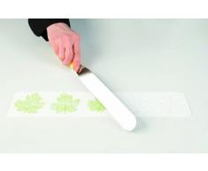 TRD10 Ornamental Tapete de Silicona para Hacer Decoraciones de azúcar, Color Blanco