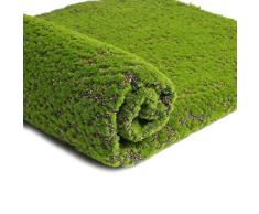 VORCOOL Césped Artificial Césped Césped Artificial Hierba Césped Grueso Sintético Alfombra Miniatura Jardín Ornamento Casa de Muñecas para Jardín Decoratio Patio (Punto de Color)