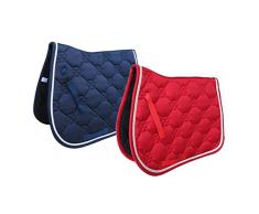 Toygogo 2pcs Almohadilla Antideslizante para Montar a Caballo Cubierta de Silla Algodón para Ecuestres para Equitación