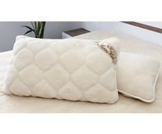 TWO 100% Merino CASHMERE Standard Pillow case/Fundas para almohada Pillow cover 18"x30" Natural