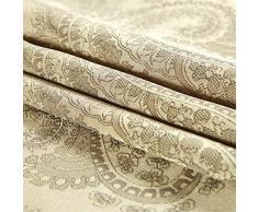 guangtou 4 UNIDS European Satin Jacquard Bedding Suite Set Funda Nórdica Purple Gold Queen Luxury Poliéster Bordado Duvet Cover, 002, Queen