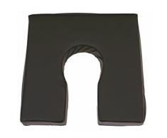 Ortotex - Cojín antiescaras, Fabricado con viscoelástica rosa, Producto Premium, Con forma de herradura, Dimensiones 42 x 42 x 7,5 cm, Se puede lavar