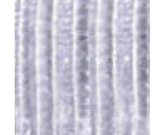 Arsvita Cortina de hilos (imitación de metal banda universal 140 x 250 cm, poliéster, plata, 140 x 250 cm
