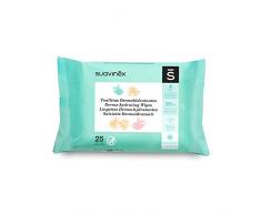 Suavinex Pack 25 Toallitas Dermohidratantes para Bebé, Toallitas Aptas para Pieles Atópicas, 96% Ingredientes de Origen Natural, con Camomila y Aloe Vera, Toallitas 100% Biodegradables, 25 Unidades