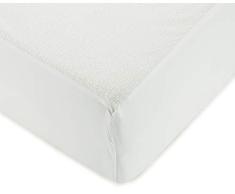 Cándido Penalba DH Susi Protector de Colchón Rizo impermeable, Algodón, Blanco, Individual, 190 x 90 x 30 cm