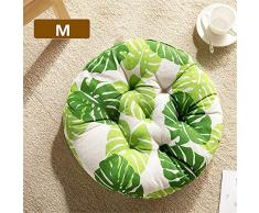 Morbuy Ronda Cojín de Asiento, Verano Transpirable Suave Cojín de Asiento Tatami Almohadas de Piso Silla de Redonda para Oficina Coche Decoración para El Hogar