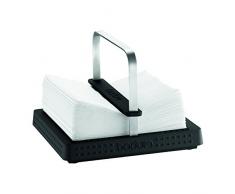 Bodum 11231-01 Servilletero, De plástico, Silicona, Acero Inoxidable, Negro, Centimeters
