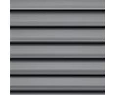 Original Velux con el estándar de la persiana estor PAL SK06 7012S de madera de colour gris para GGL GPL GHL SK06 con rieles de aluminio