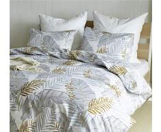 Wondder 2/3PCS Funda De Edredón Juego de edredones nórdicos Sofá de Microfibra de poliéster Juego de sábanas de Calidad egipcia (220 * 230 cm, A)