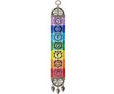 Kheops International – Alfombra Tejido para colgar en puerta estrecha 7 Chakras (63384)