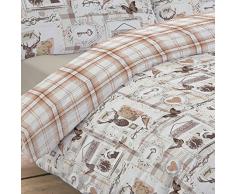 Catherine Lansfield Stags Collectables - Juego de Funda Nórdica para Cama de 150 cm