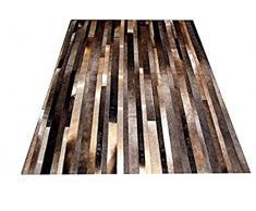 Vip Leather Nueva Alfombra de Piel de Vaca Patchwork. Diseno Exclusivo. Codigo Ar108 (120 cm x 180 cm)