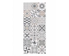 MAMUT Big Design Alfombra DE Cocina Antideslizante e ignífuga. Se Limpia fácilmente con una fregona. ¡Instala un Bonito Suelo hidráulico de Estilo modernista sin Hacer Obras! Eclectic Grey 60x140cm.