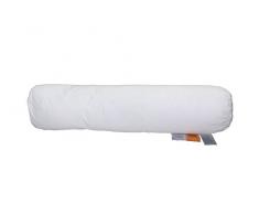 Abeil Almohada cilíndrica Serenidad anti-ácaros – anti manchas Algodón Blanco – 90 cm