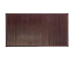 Solagua 8 Modelos 4 Medidas de Alfombra Bambu Antideslizante/Alfombra de Madera Salon, baño, Cocina y Multiusos (60 x 90 cm, Marrón Oscuro)